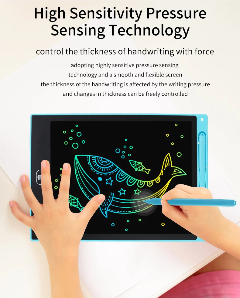 8.5 10 12 inch Memo Pads Kids Digital Drawing Board LCD Writing Tablet E-Writer