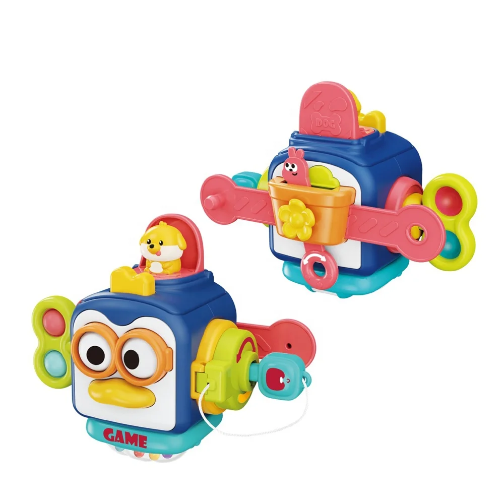 Монтессори Детские сенсорные игрушки-куб развивающие игрушки для малышей Обучающие путешествия занятые мячи обучения мелкой моторике