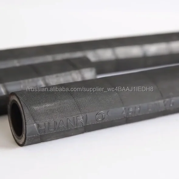 China Factory SAE 100R12 DIN EN 856 4SH 4SP Spiral Lettering Hydraulic Oil Rubber Hose Pipe