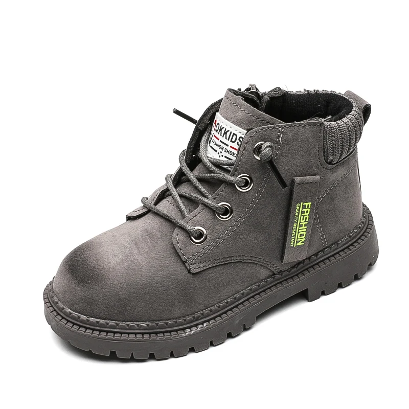 New 2023 Factory Winter Wholesale High Quality Leather Baby Boots Factory Customize High Top Low Prices Toddler Boy Shoes