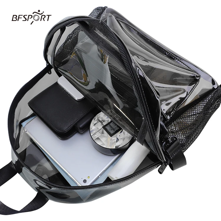 Transparent Women Backpack High Quality PVC Waterproof Bags 2022 Fashion Solid Travel School Backpack for Teenage Girls