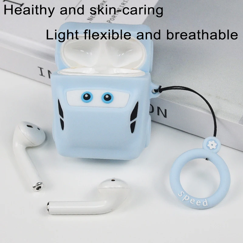 BOORUI silicone waterproof cover 3d for airpod case cars type cartoon tpu earphone cases air pods 1