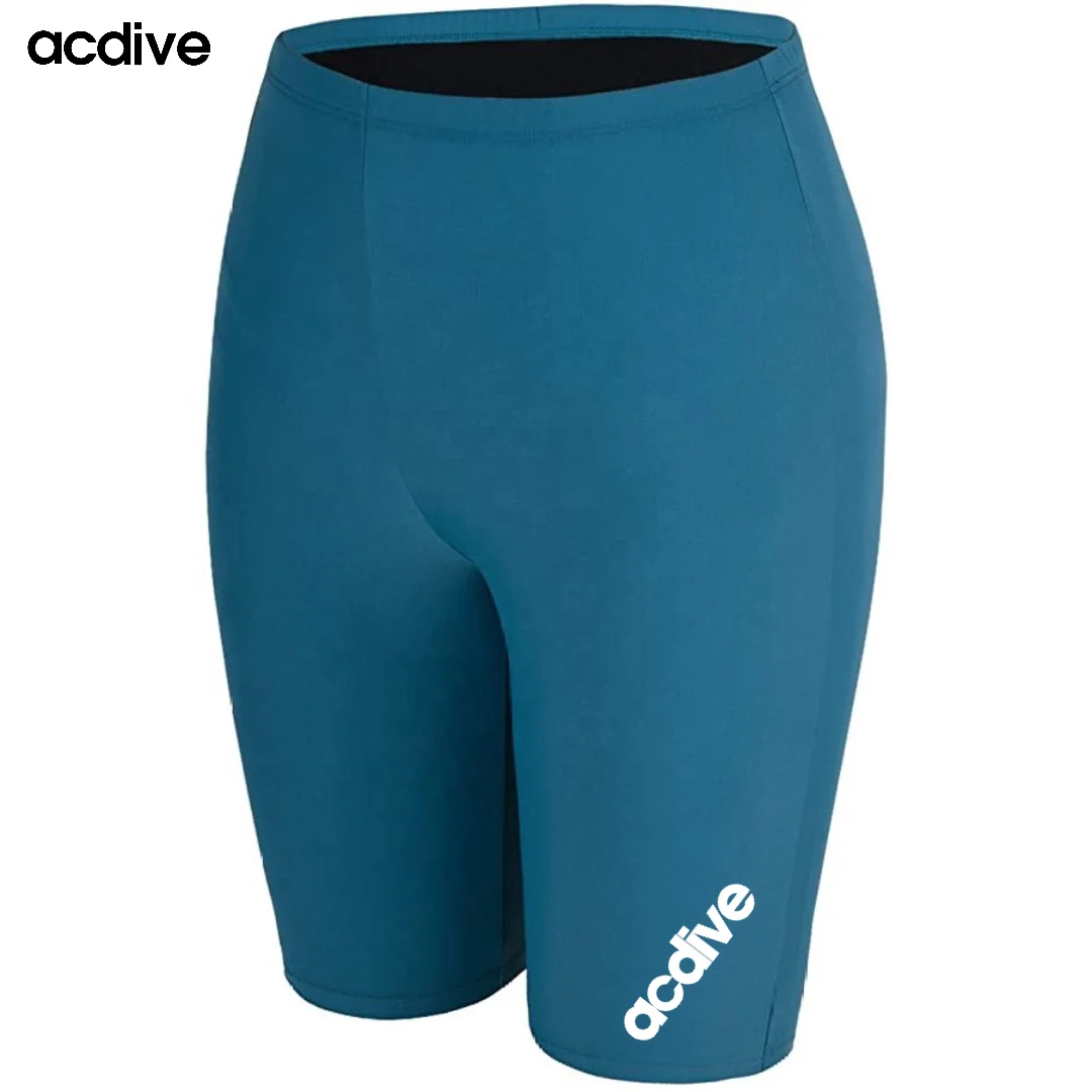 High Quality Women Yoga Spandex Nylon Fabric Ice Silk Upf 50+ Surfing Swimming Snorkeling Customized Aqua Sports Shorts