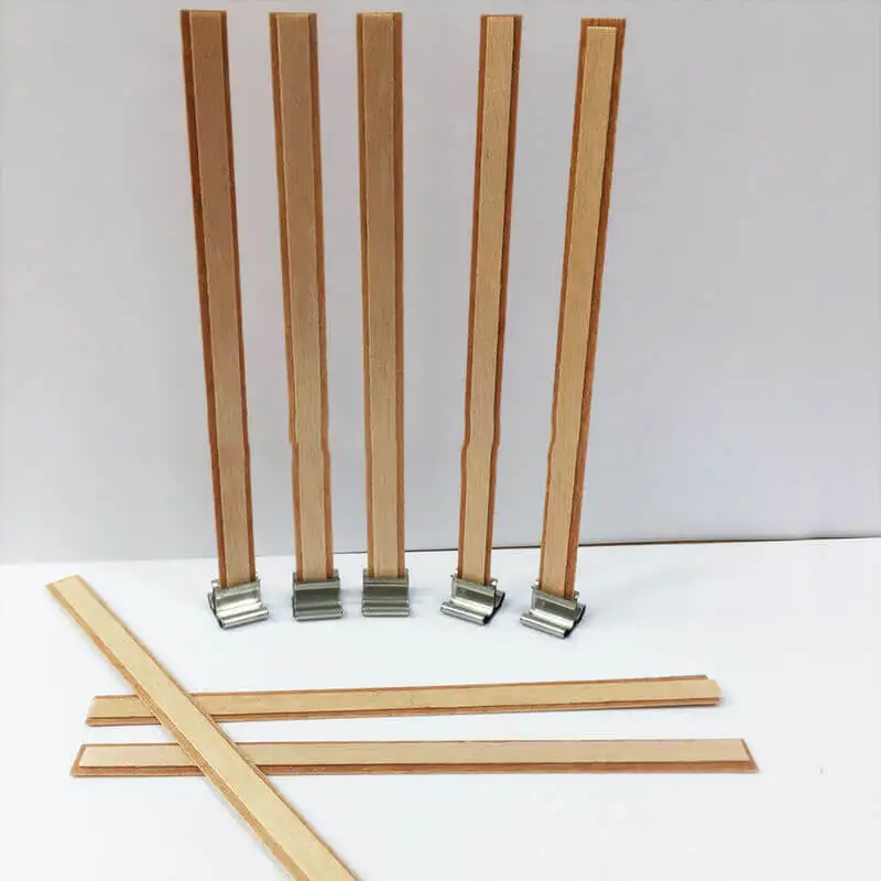 Cheap wooden wax wick set for candle making//