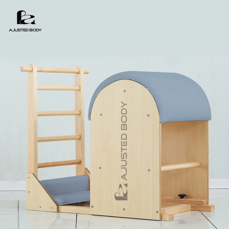 Pilates Exercise Equipment Fitness  Machine Maple Barrel Wooden Pilates Reformer Ladder Barrels