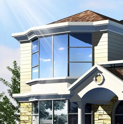 2mil One Way Vision Blue Decoration Building Window Polaroid Solar Control Film