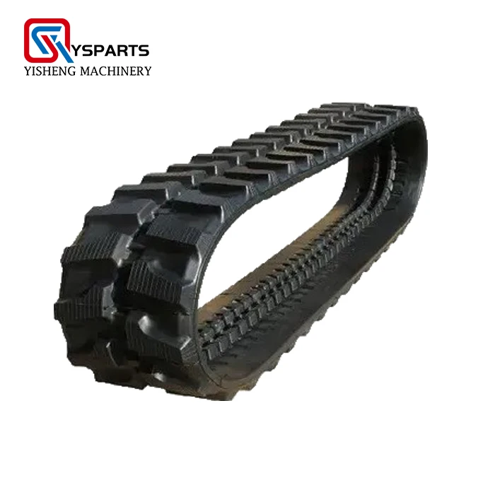 ATV Mini Wheels Excavator Rubber Tracks Shoe 450x81x76 450x81x76 450x81x78 Steel Combined Harvester Crawler Track Engine Crane