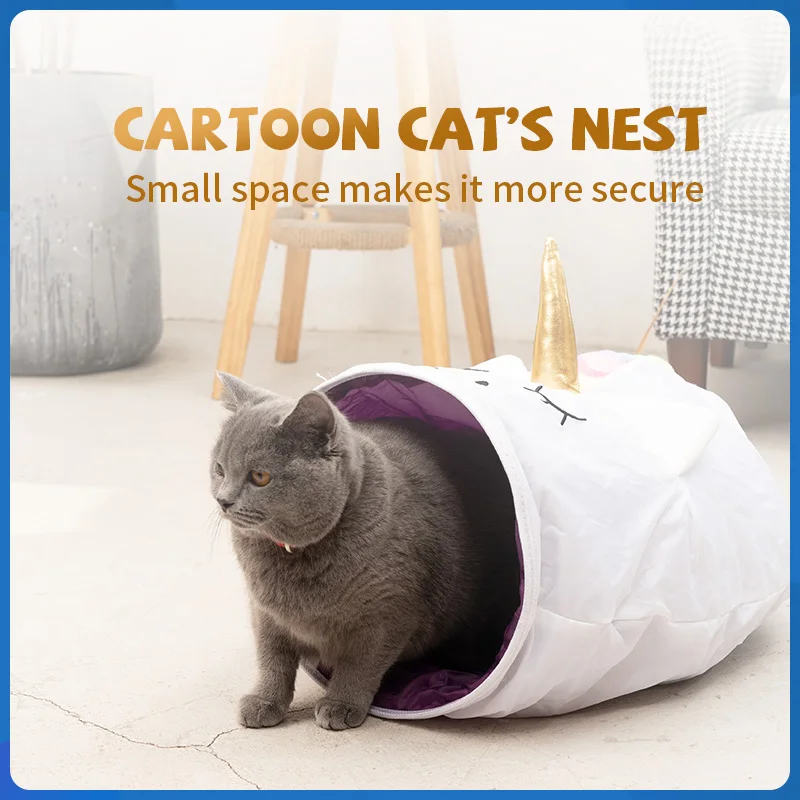 Small Animal Bed - Winter Warm Soft House Cage Bedding - Small Pet House Nest Accessories - Suit for Guinea-Pigs, Hamster