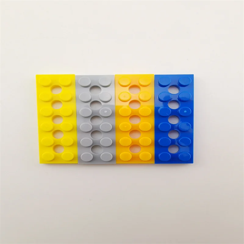 No.32001 Best quality Safely Moc Building Block Brick  Plate 2 x 6 with 5 Holes Plastic Educational Toy