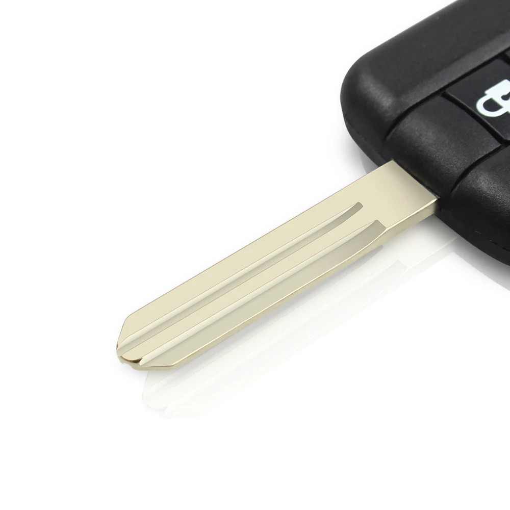 KEYYOU Remote Key Shell for Nissan Pathfinder Qashqai Micra Navara Almera Note 05-14 Replacement Case Fob 2 Button Car Key