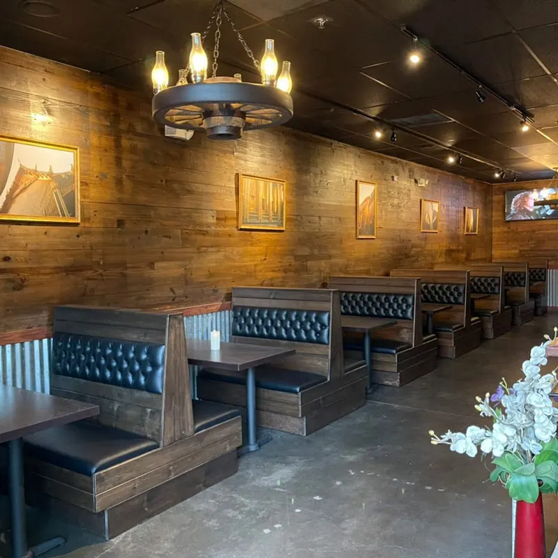 Cheap price modern design leather seat restaurant benches cafe hamburger shop club bar sofa booth seating