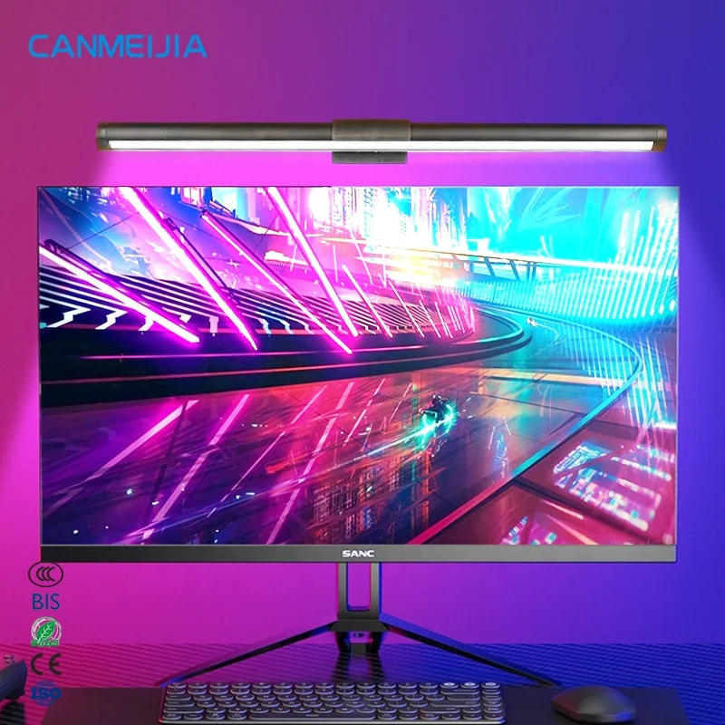 Office Home Smart RGB Eye Protection E-reading Screen Monitor Desk Led Light Bar For Computer/Computer Table Light/Desk Lamp