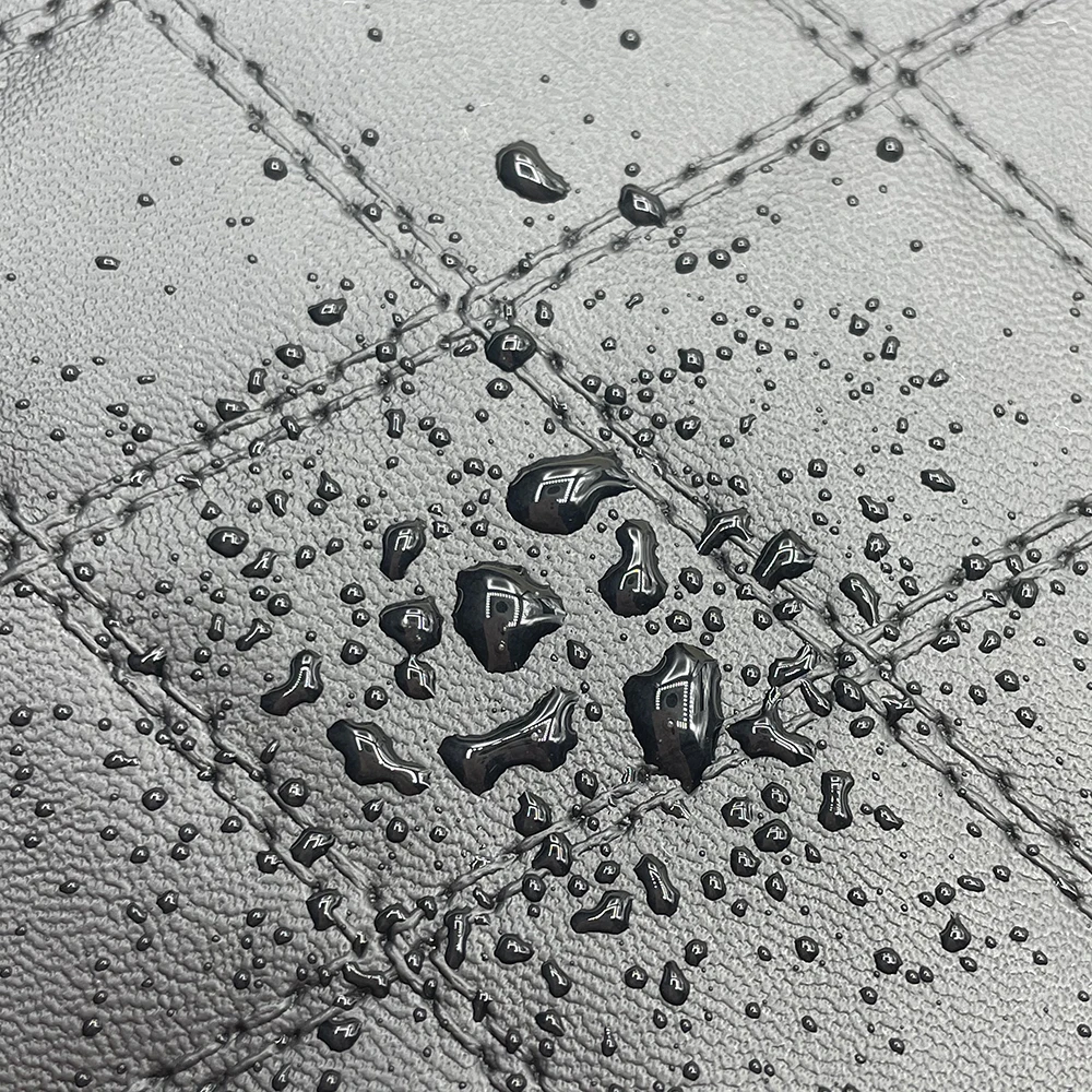 New Arrival Imitation Embroidery Pvc Artificial Leather For Car Seat, Diamond Embossed Vinyl Leatherette For Auto Interior