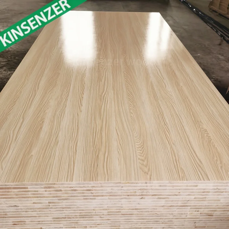 laminated wood boards/blockboards albasia falcata/pine/paulownia core white melamine block board for furniture