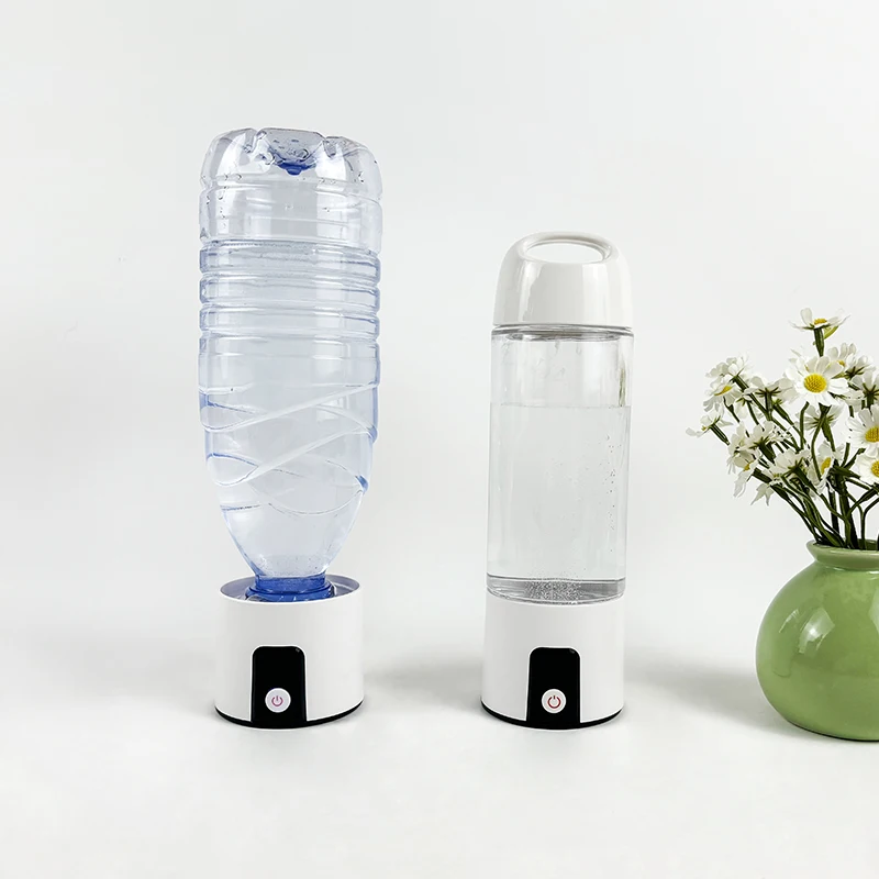 SOUDRON Nano Flask Electrolysis Portable Alkaline Hydrogen Generator Water Bottle Drinking Hydrogen Water Generator