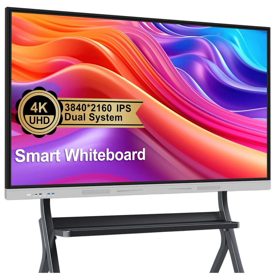 75 86 100 110 Inch Smart Classroom Board Interactive LED Teaching Panels for Schools 55 65 Inch OEM Interactive Boards