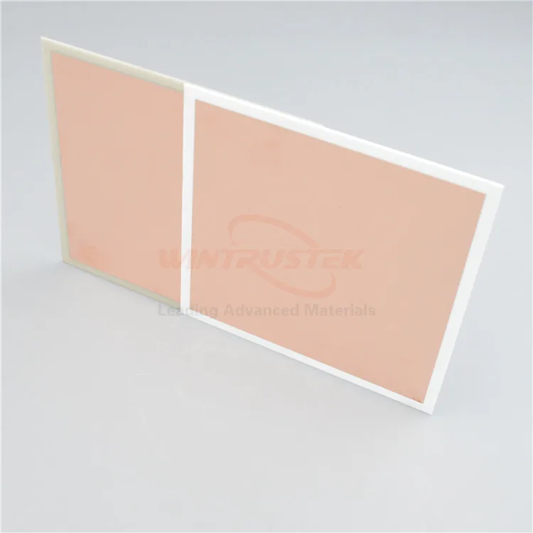 DBC Direct Bonded Copper Substrate Alumina Metallized Ceramic Plate