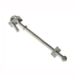 Factory Directly Hot-dip Galvanized Silver Steel J Shape Hook For Power Line Accessory