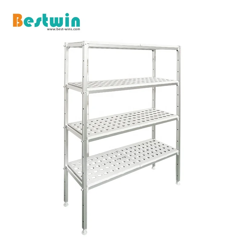 
Aluminium Warehouse Storage Rack Light Duty Cold Room Shelving 