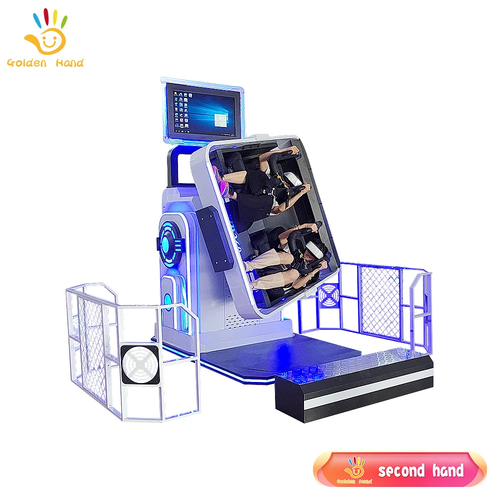 Second Hand Console Vr Outdoor 360 Rotating Helicopter Vr Game Machine Vr Double Egg Game Machine