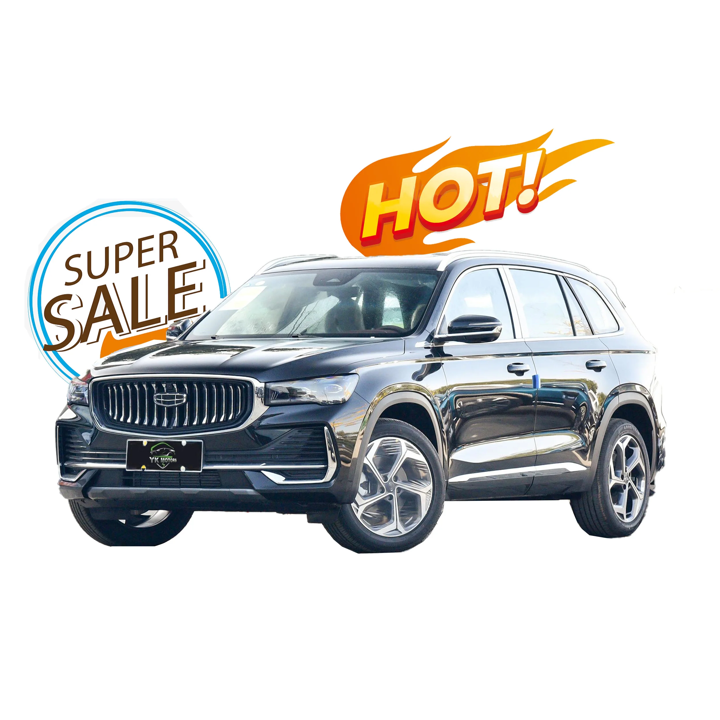 YK MOTORS 2024 Geely Monjaro 4WD 5 Seats Flagship Xingyue L  High Speed Low Price Gasoline SUV Car Delivery To Costa Rica