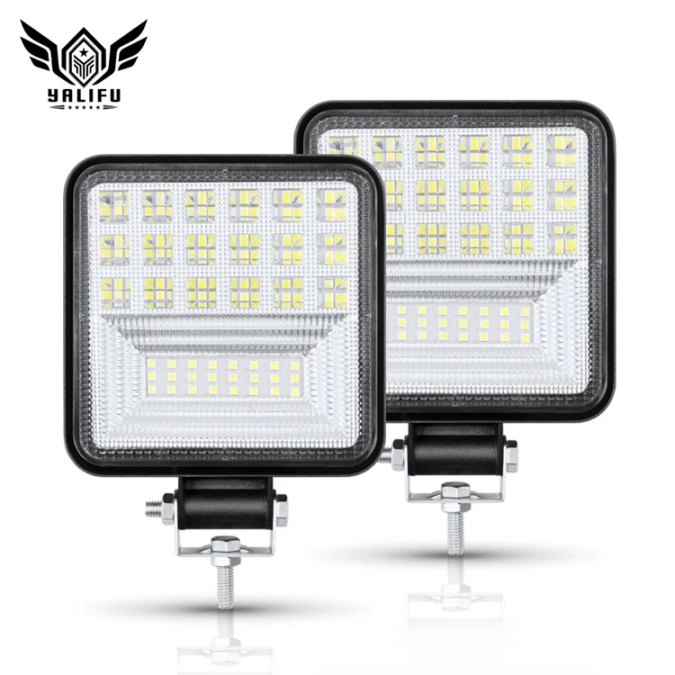 126W Truck LED Work Light Bar Spotlight Flood Off-road Car Boat Driving Fog Lamps Automobiles Motorcycles Light