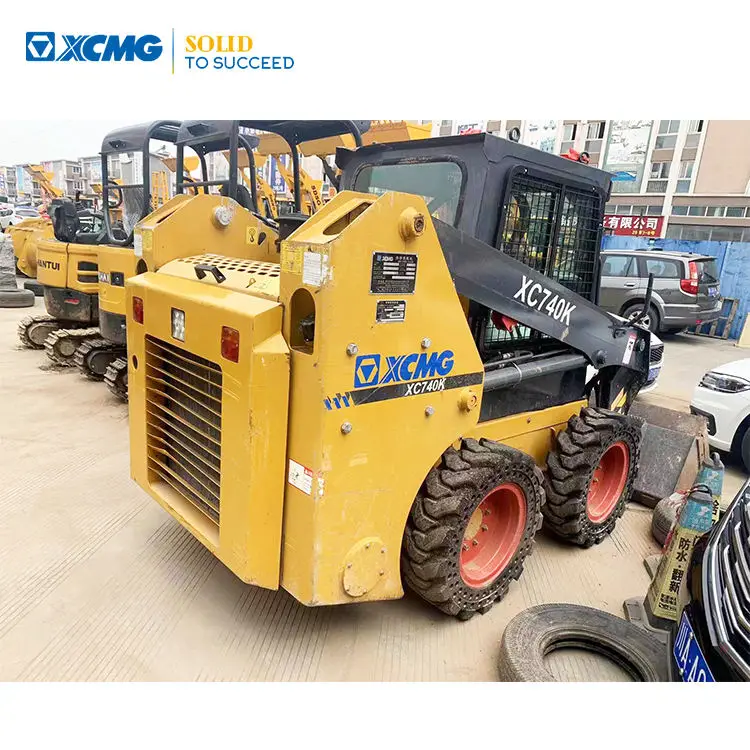 XCMG Factory XC740K Used Cheap Mini Compact Skid Steer Loader for Sale