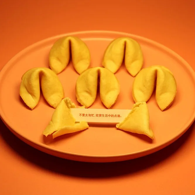 Yummeet wholesale different flavors fortune cookies Biscuits