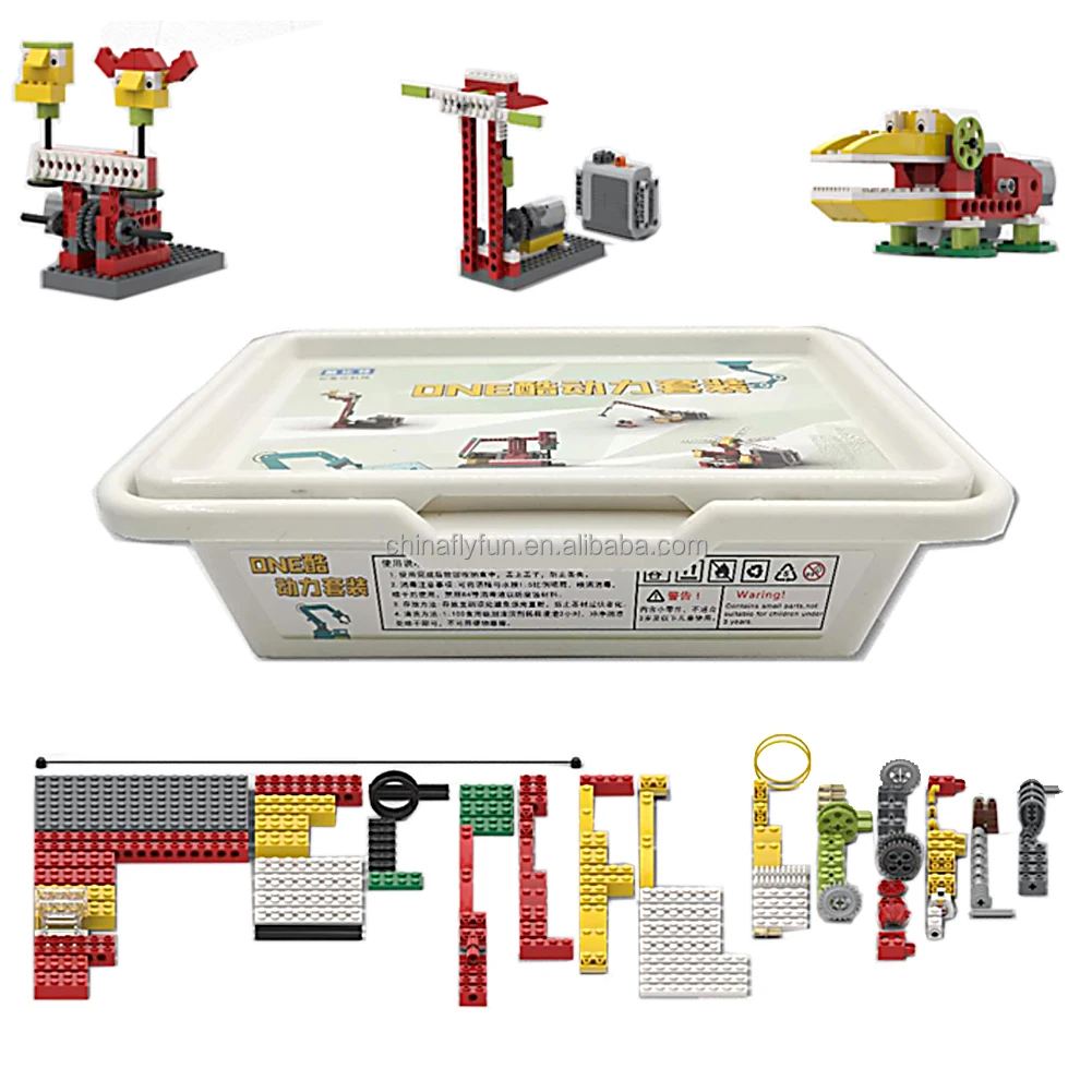 DIYmall 152PCS Educational and Dactas Series WeDo 1.0 Robotics Set Building Blocks STEM DIY Bricks Toys Gift With Storage Box