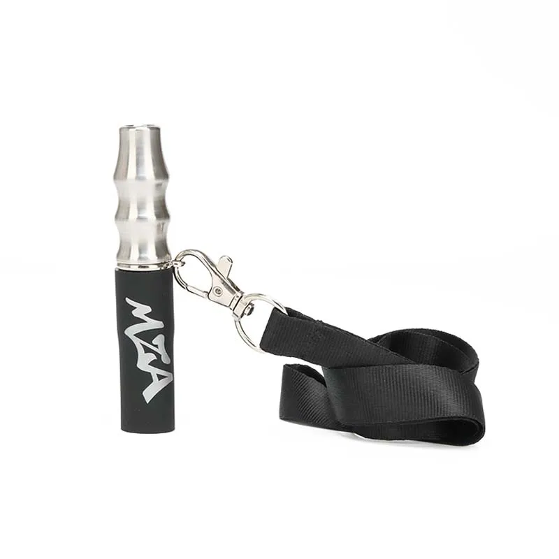 custom logo reusable mouthpieces accessories stainless steel silica gel mouth piece acrylic hookah shisha hang rope mouth tips