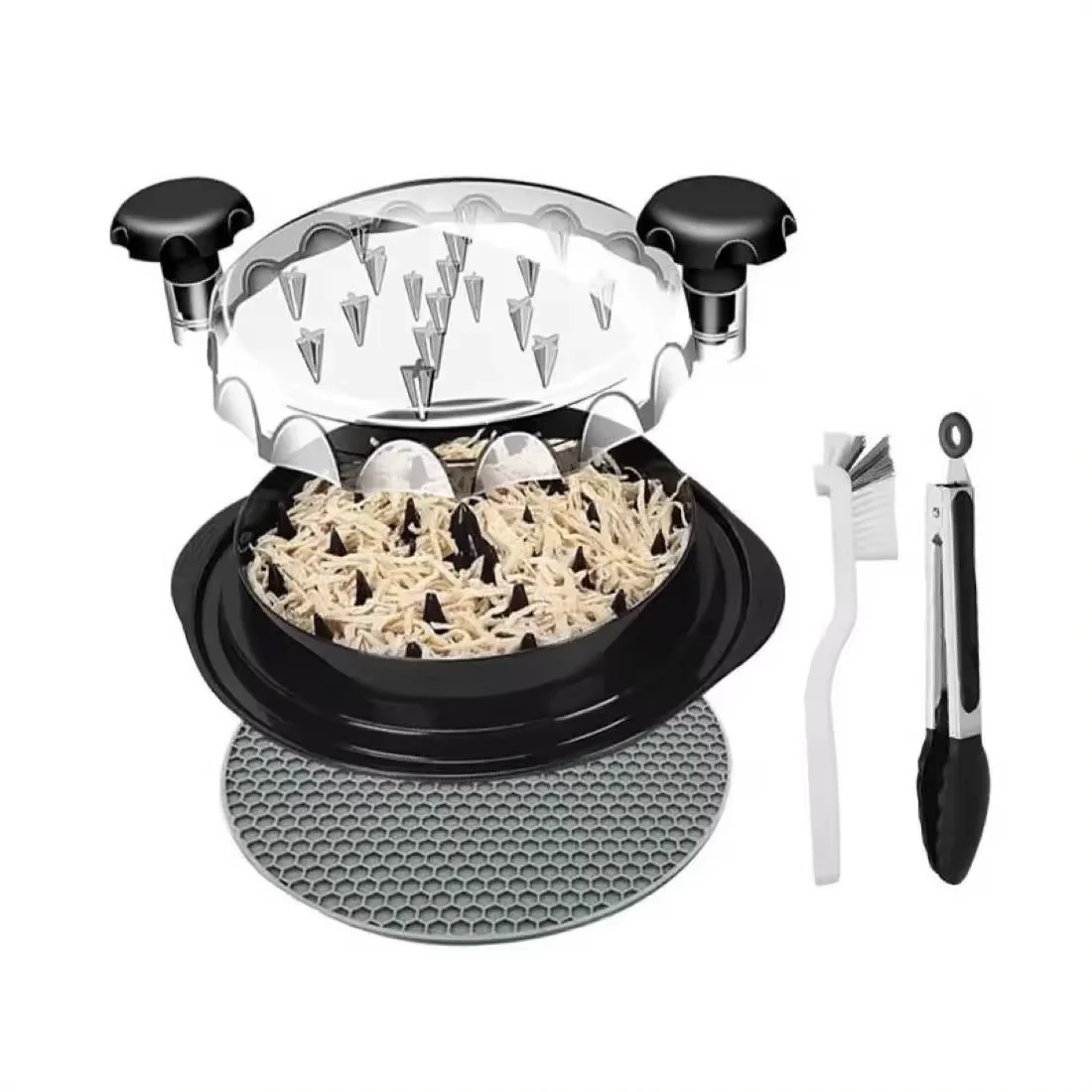 new BBQ Shred Machine Better Than Bear Claws Meat Shredder For Pulled Pork Beef Chicken Multifunctional Masher chicken shredder