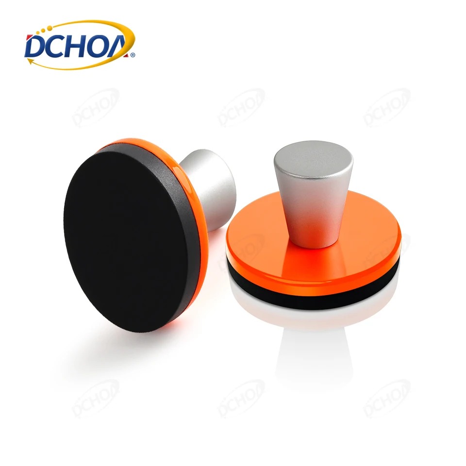 DCHOA Diameter 45mm Powerful Rubber Coated Magnet Aluminum Handle Vinyl Tools Gripper Magnetic Holder Tool For Car Wrapping