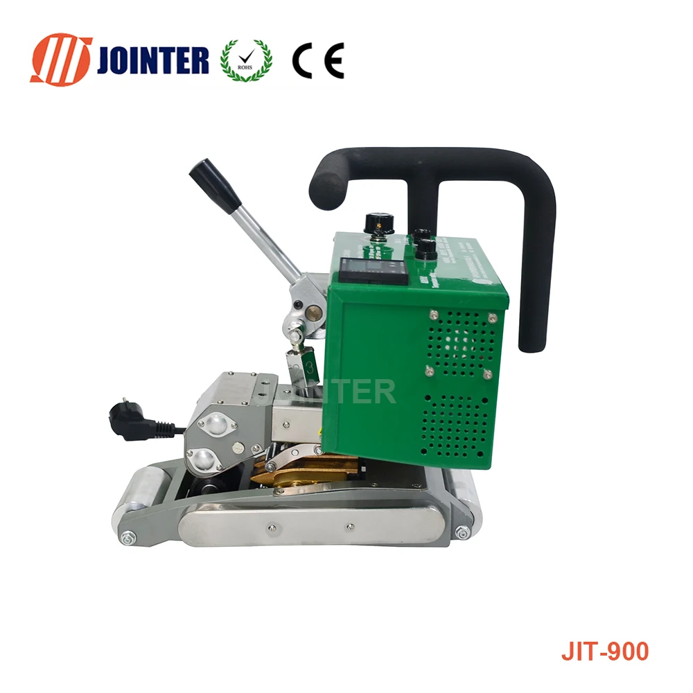 Industrial HDPE Sheet Hot Wedge Climbing Welder Plastic Fish Pond Liner Welding Machine