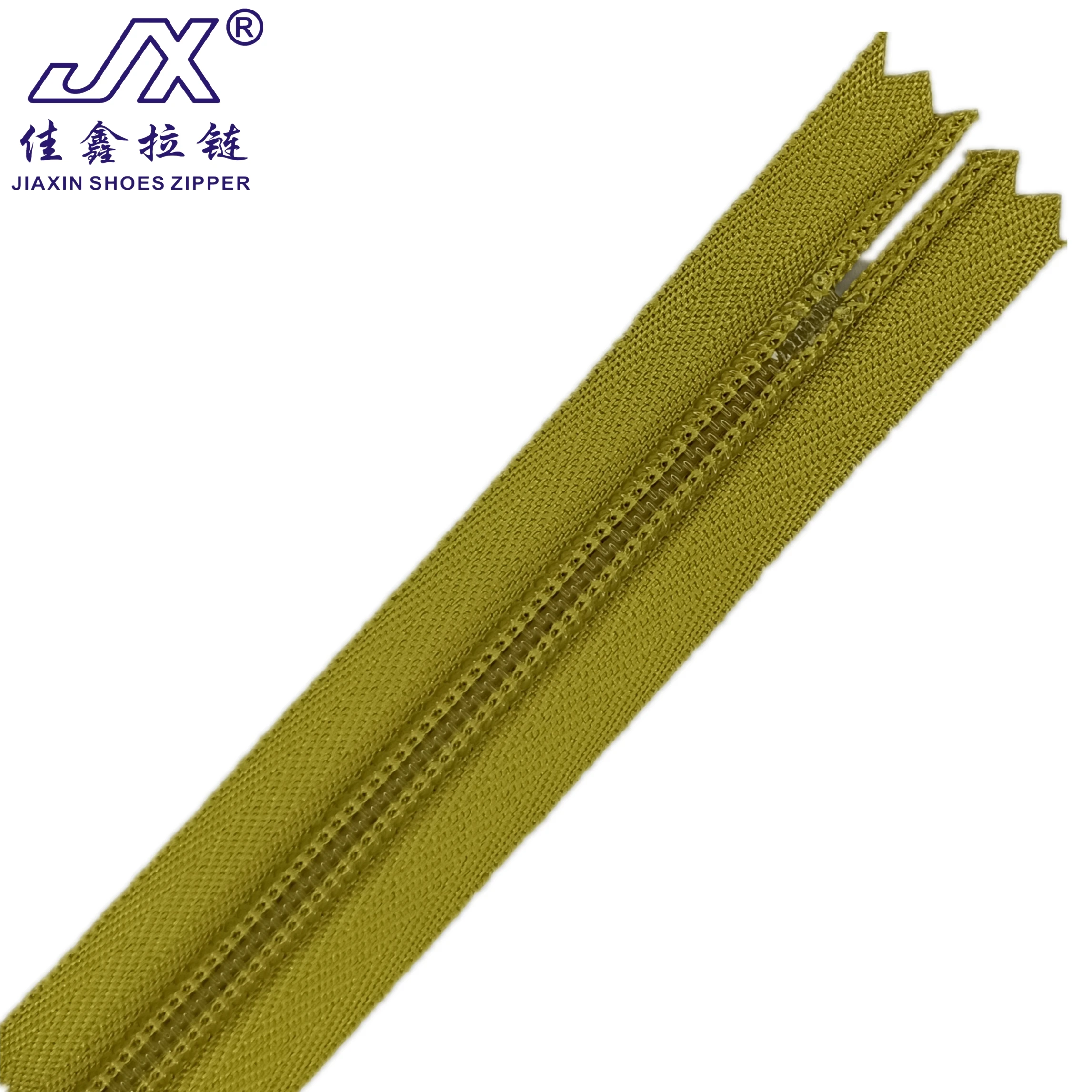 Reliable specific Zip No4.5 Invisible cloth edge U-shaped top stop zippers with sliders for clothing