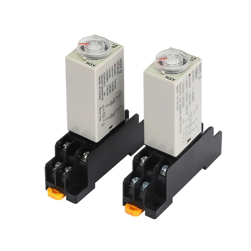 Relay H3y-2-C H3y-4-C DC12 24V AC220V 110V 8 Pins Relay Module Timer Relays