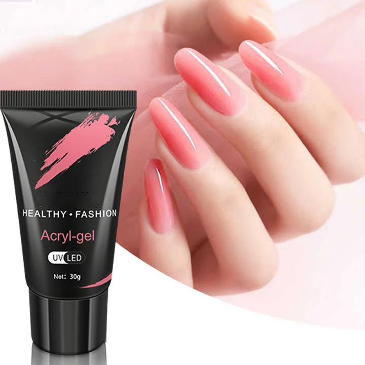 Poly Gel Nail Hard Gel Factory Hot Sales Professional Manufacturer Free Sample Acrylic Eco-friendly UV Gel