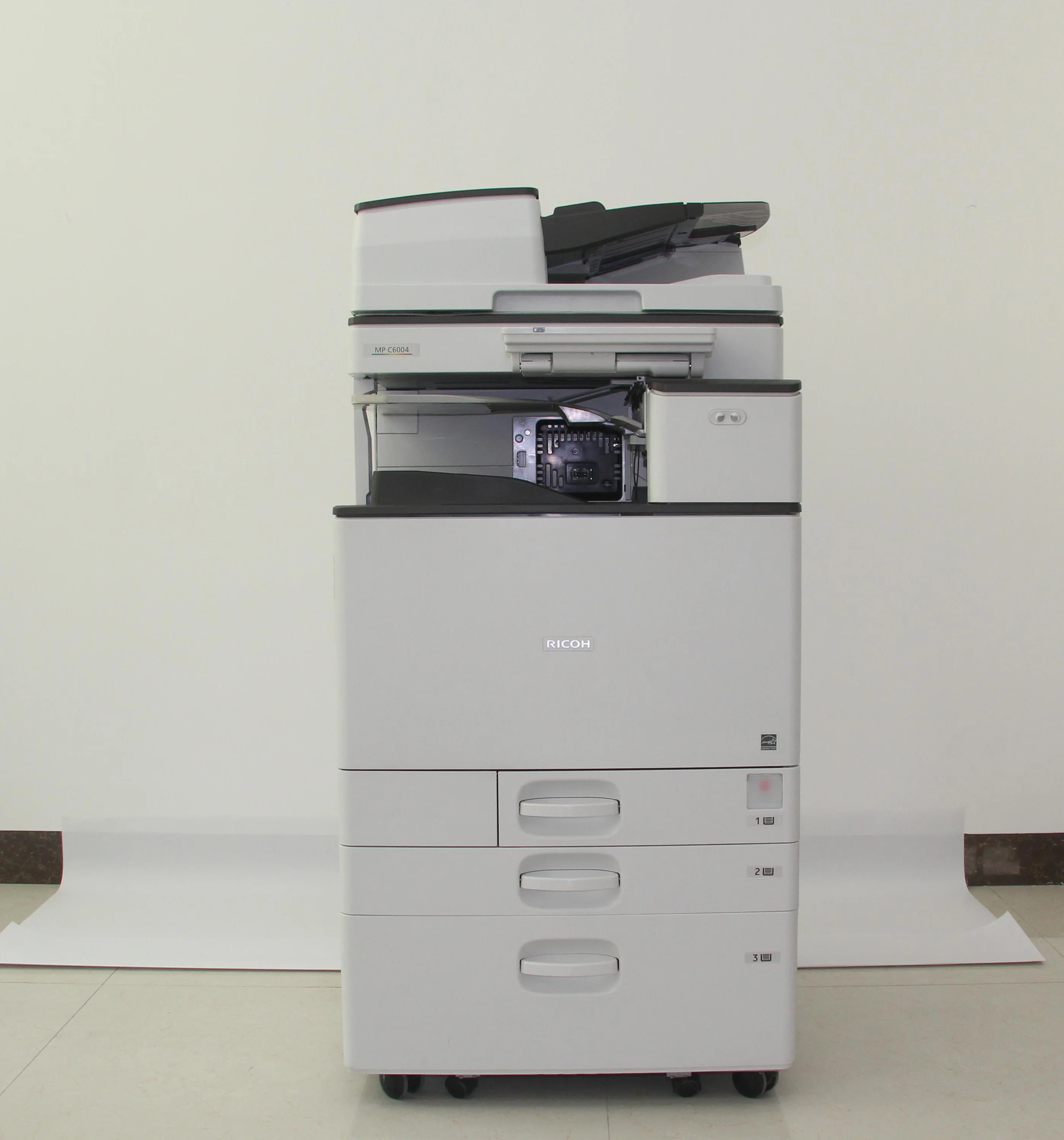 Цветные Фотокопировальные машины RICOH MP C4504EX цифровая печать система Apple A3 Максимальная площадь печати Используемые Копировальные Аппараты