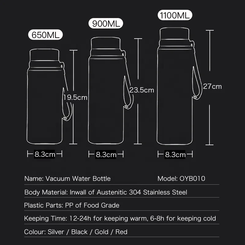 RTS Black Luxury Digital Temperature Display Smart Water Bottle Tea Infuser Stainless Steel Vacuum Flask Thermo With Custom Logo