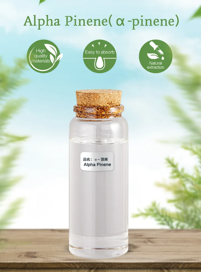 factory bulk wholesale  natural organic Alpha Pinene CAS # 7785-26-4 with low price