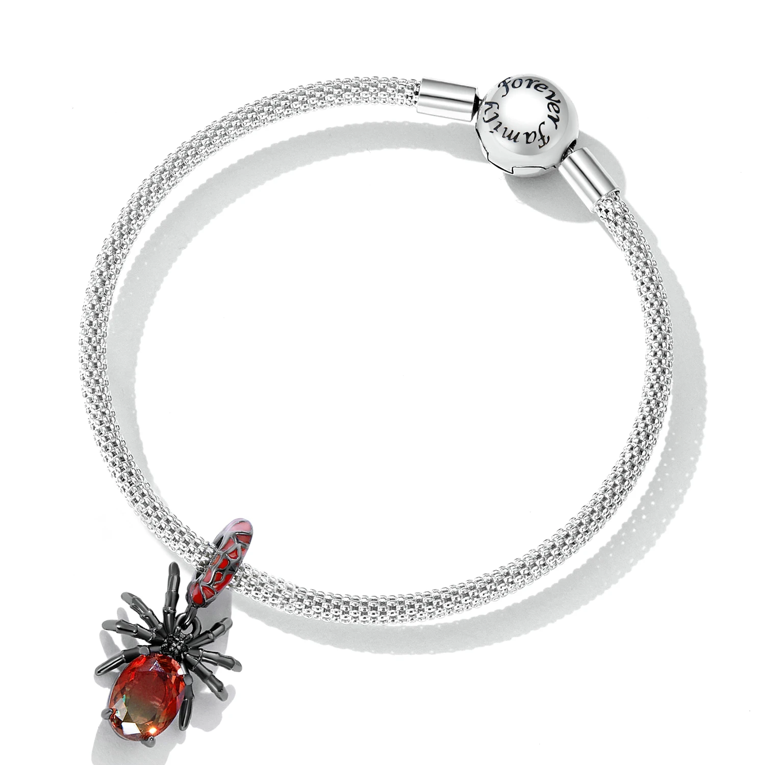 Best 925 Sterling Silver Black Gold Plated Spider Charm Beads Pendant Charms For Bangles Jewelry For Women Girl Party Daily Wear