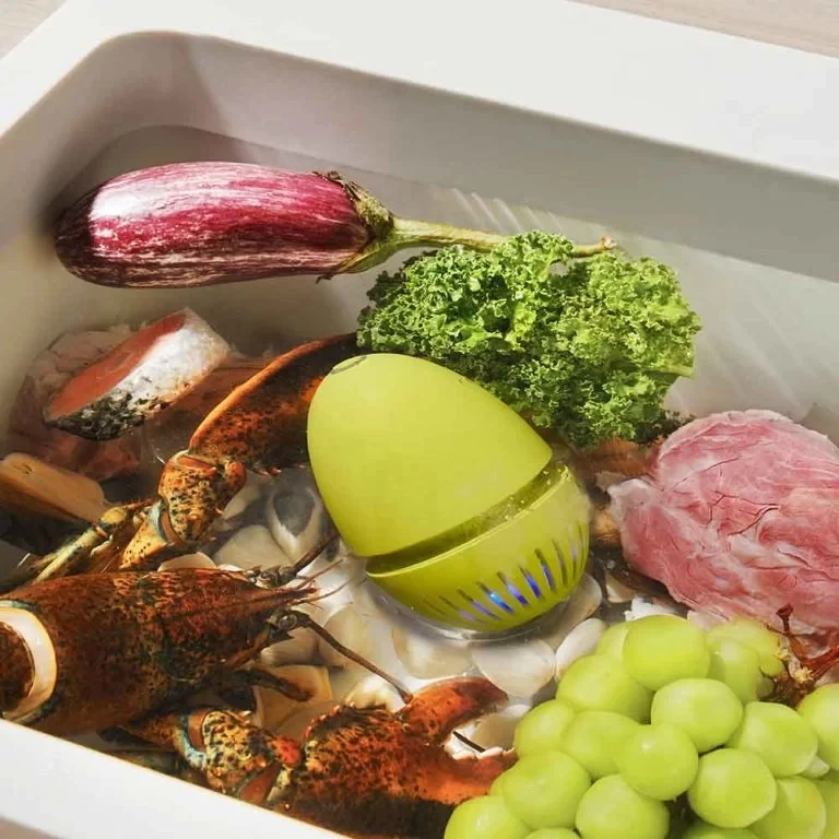 Hyperliving Customize Mini Kitchen Wireless Charging Vegetable Cleaner Fruit And Vegetable Washer Fruits Cleaning Machine