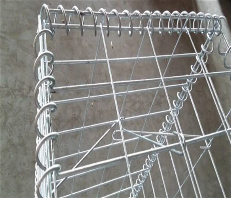 Galvanized gabion box steel wire mesh fence welded retaining wall garden wall gabion basket