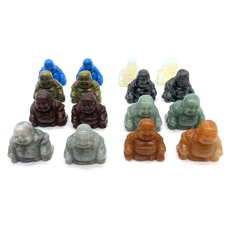 Natural jade Buddha Crystal Designed gemstone Buddha Crystal Carvings