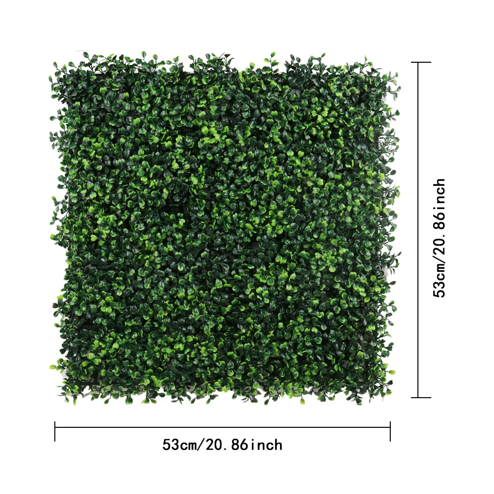 Artificial Boxwood Panels Topiary Hedge Plant, Privacy Hedge Screen UV Protected Suitable for Outdoor, Indoor, Garden, Fence