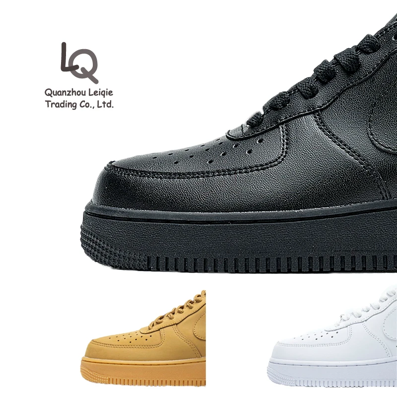 2021 Wholesale Custom black white men sneaker hot air f 1 cushion for men sport running shoes