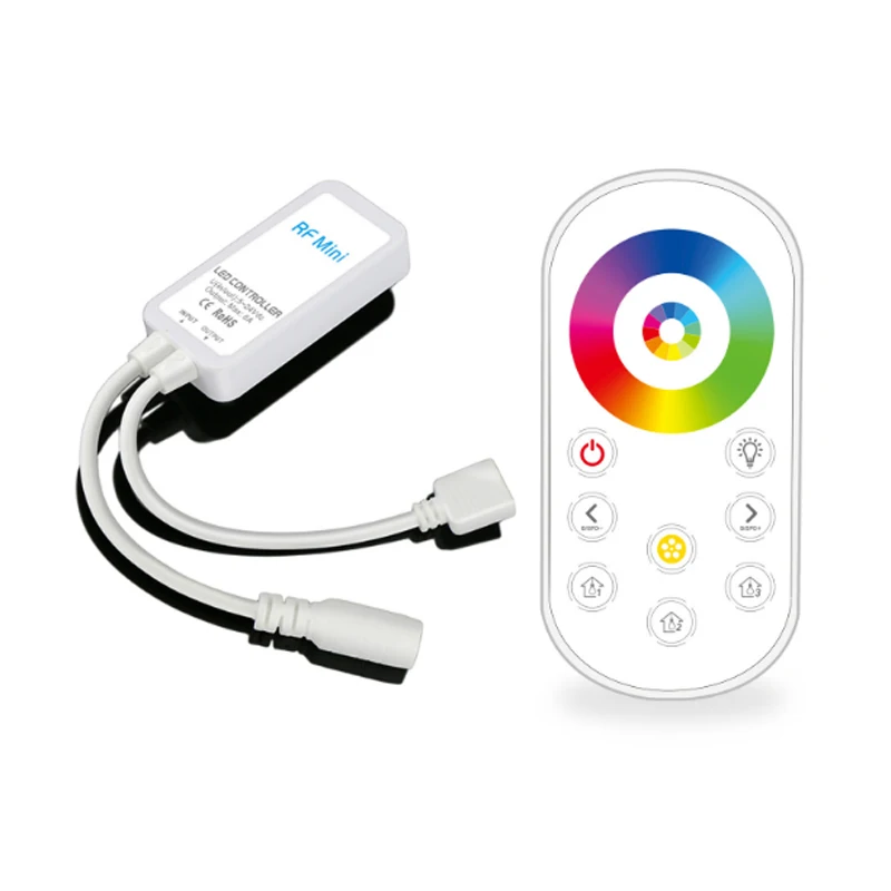 Новый РЧ сенсорный контроллер DC 5-24 В для одного цвета CCT RGB RGBW RGBCW Светодиодная лента домашнего декора