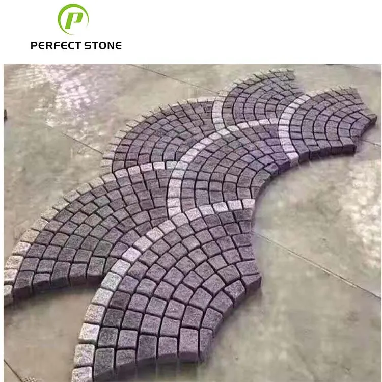 Cheap Wholesale 10x10 Driveway landscaping natural Paving Stone Granite Paving Stone Cube Stone For Yard