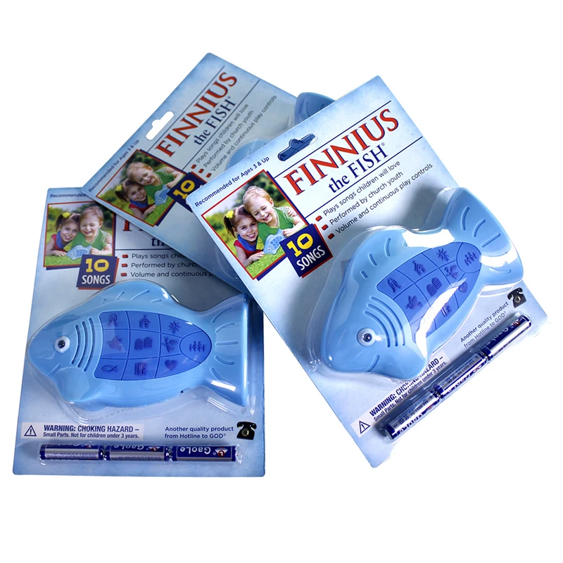 Factory  Custom Promotional Toys  Music Songs Baby Learning Toys Educational  Sound Fish Intelligent Talking Toys for Kids