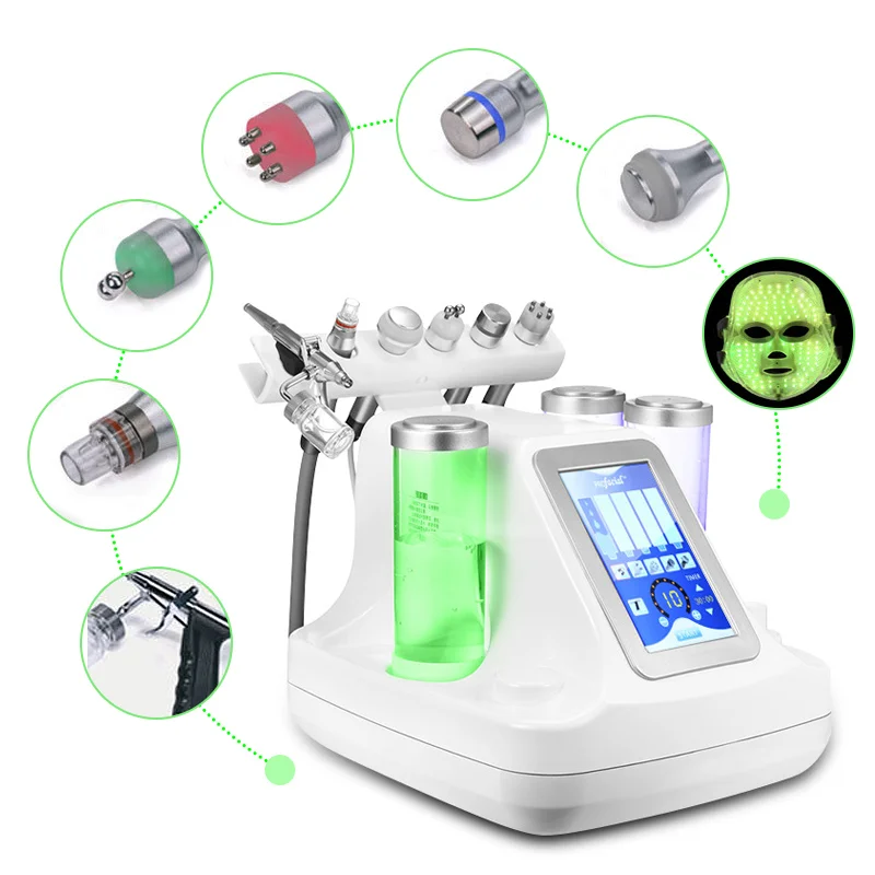 7 in 1 Hydra Dermabrasion Aqua Peeling Vacuum Face Pore Cleaning Skin Rejuvenation Water Oxygen Jet Facial Beauty Machine 2019