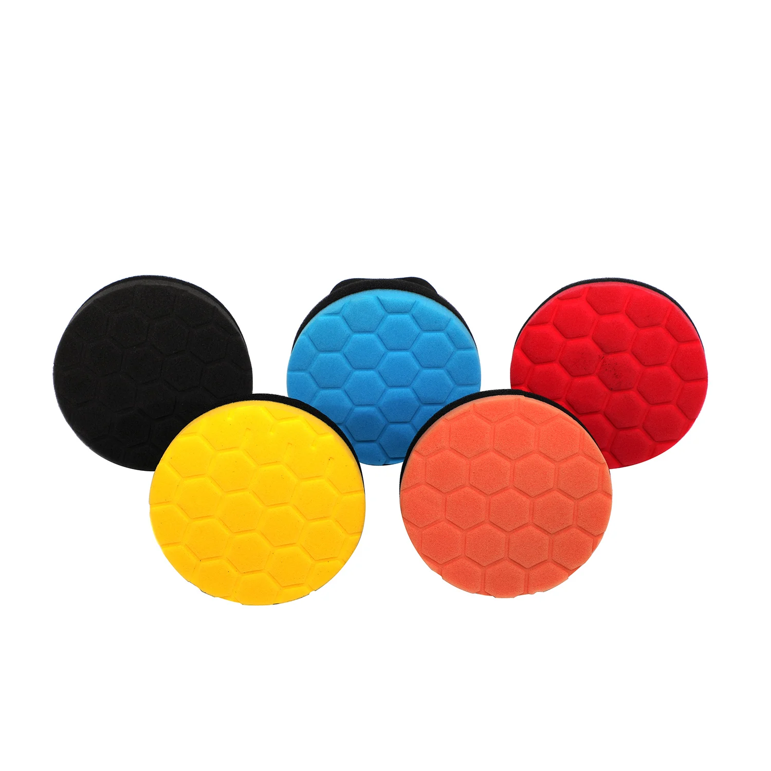 Popular Custom Logo Honeycomb Surface Car Tire Dressing Foam Applicator Detailing Tire Shine Applicator